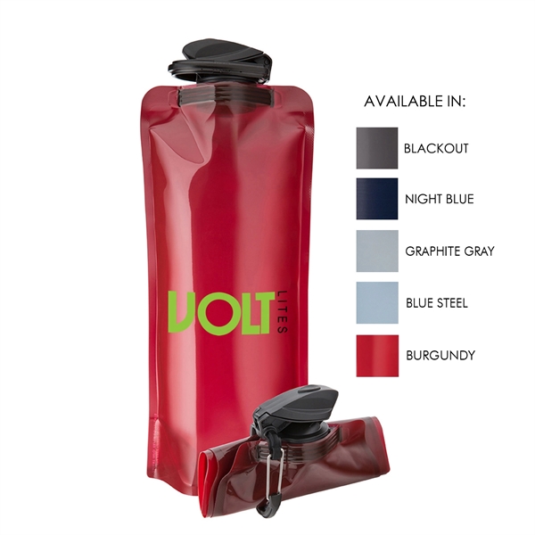 The 1 Liter Vapur Eclipse is a foldable hydration bottle. Featuring... from ASI 46170 Compass Industries Inc