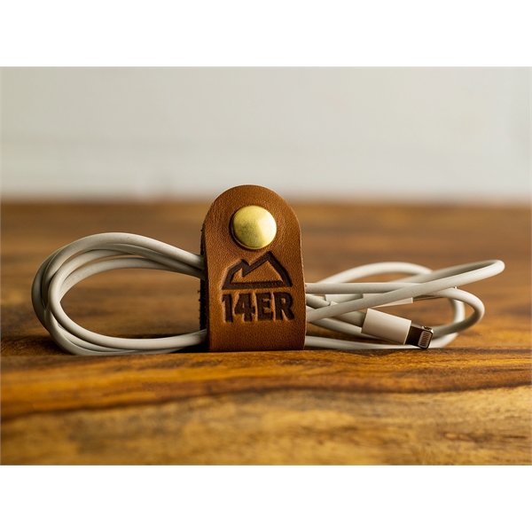 Genuine Leather Tech Snap #D with a brass button clasp. Keep... from ASI 75126 Oowee Products