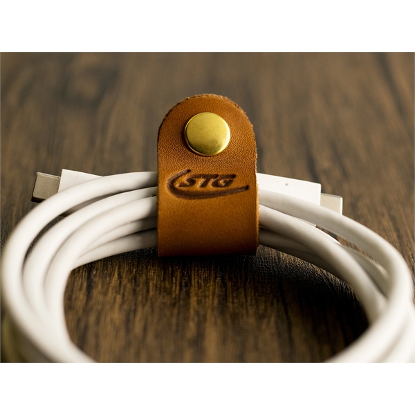 Genuine Leather Tech Snap #D with a brass button clasp. Keep... from ASI 75126 Oowee Products