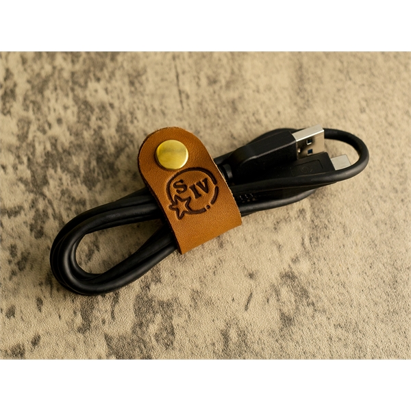 Genuine Leather Tech Snap #D with a brass button clasp. Keep... from ASI 75126 Oowee Products
