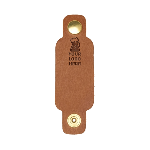 Genuine Leather Tech Snap #C with a brass button clasp. Keep... from ASI 75126 Oowee Products