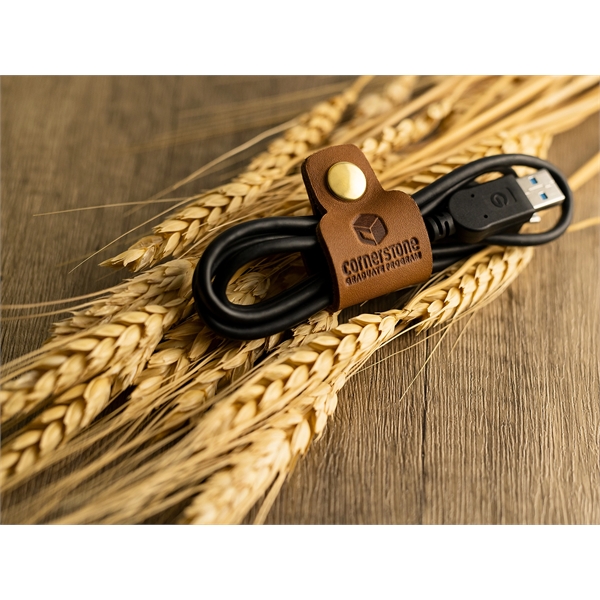 Genuine Leather Tech Snap #C with a brass button clasp. Keep... from ASI 75126 Oowee Products