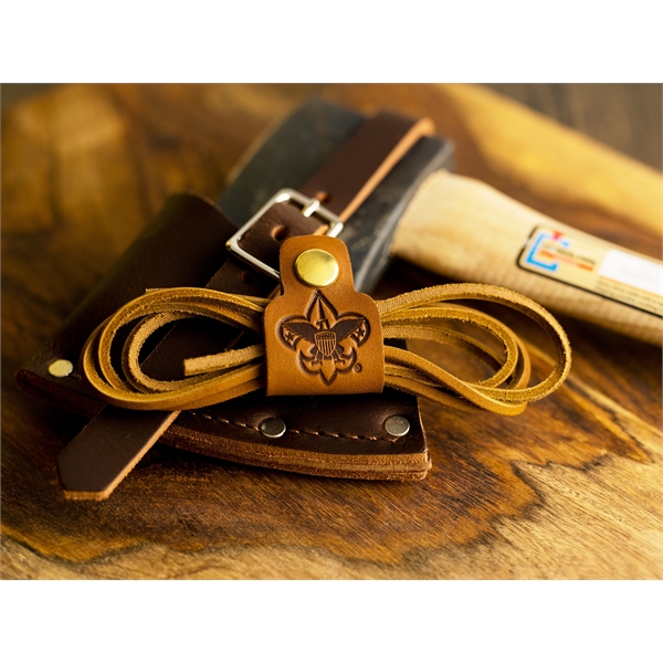 Genuine Leather Tech Snap #C with a brass button clasp. Keep... from ASI 75126 Oowee Products