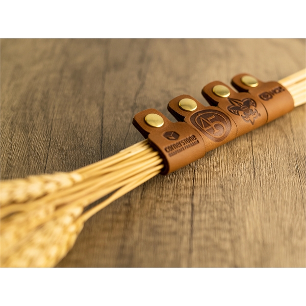 Genuine Leather Tech Snap #C with a brass button clasp. Keep... from ASI 75126 Oowee Products