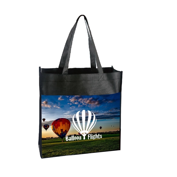 13" x 13" x 5" 80GSM PET square handled tote bag... from ASI 37980 Bagworld