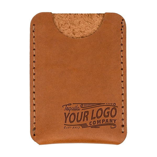 Genuine leather business card holder.  Hold 10-15 standard 3.5" x... from ASI 75126 Oowee Products