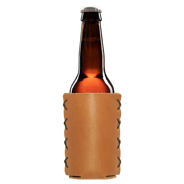 100% genuine leather holder for long-neck glass bottles. Made to securely... from ASI 75126 Oowee Products