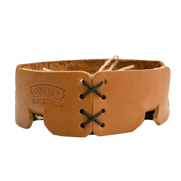 Full-Grain leather Round Coaster Set with 4 Coasters, Holder and box... from ASI 75126 Oowee Products / OOWEE PRODUCTS