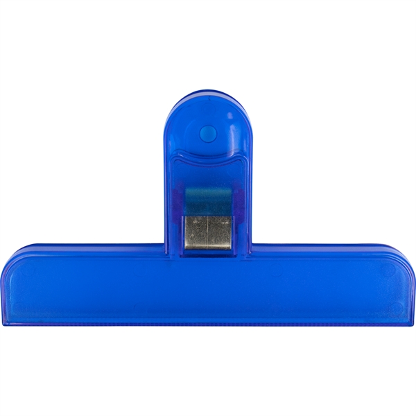 Snack bag clip with ribbed teeth.... from ASI 57653 Gold Bond