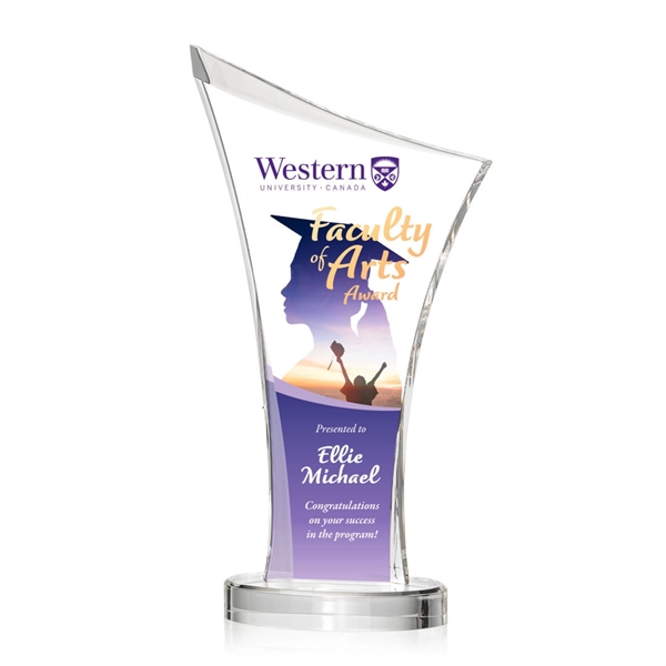 The Linden award curves outward from its base, into a slanted... from ASI 84592 St Regis Group / St Regis