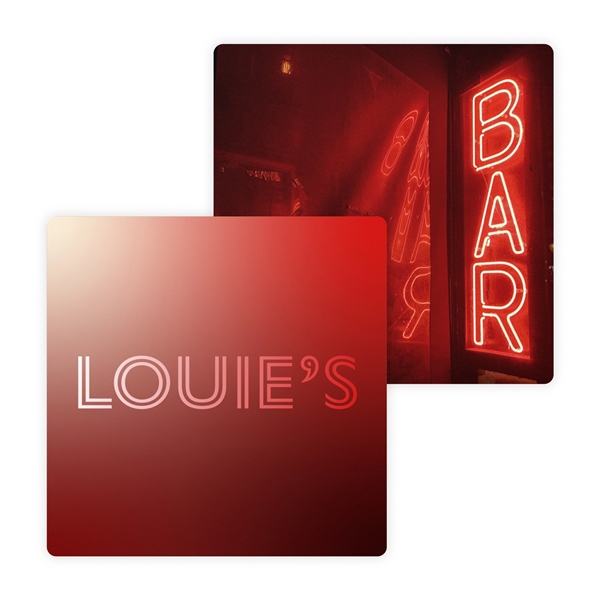 4" square 60pt. pulpboard beverage coaster.... from ASI 62088 IDProductsource