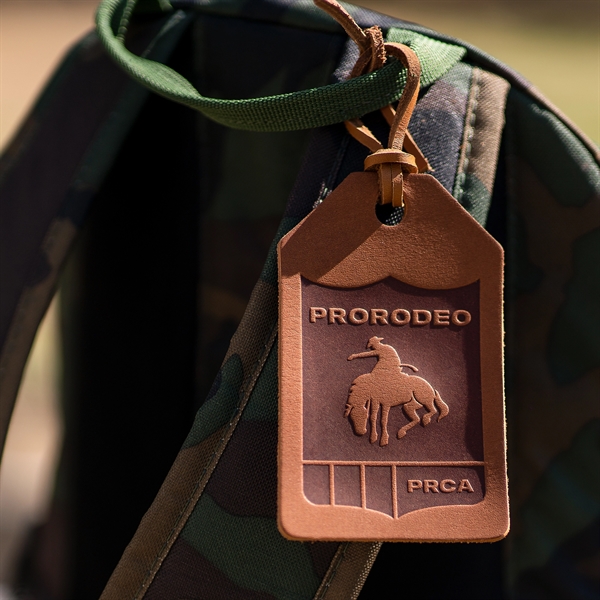 Genuine Leather One-Piece Bag Tag with a Leather Lace. Add your... from ASI 75126 Oowee Products