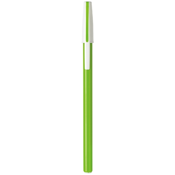 Venus Vivid anti-bacterial stick pen with an oversized barrel imprint area.... from ASI 82498 RiteLine LLC