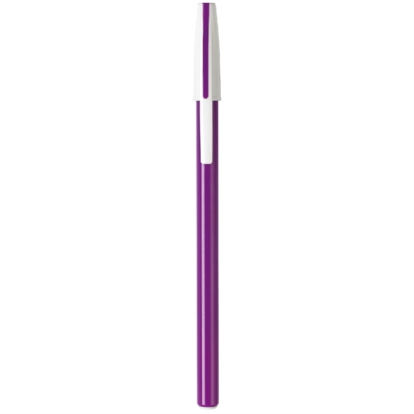 Venus Vivid anti-bacterial stick pen with an oversized barrel imprint area.... from ASI 82498 RiteLine LLC