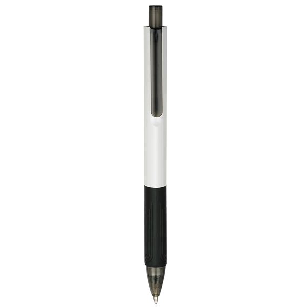 Three-sided, white barrel ballpoint in 7 trim colors.... from ASI 82498 RiteLine LLC