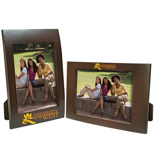 Wooden frame with cardboard backing, glass front and 5" x 7"... from ASI 62190 Illini