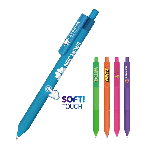 Alamo Color Gel Soft Pen. Soft-touch, fashion forward barrel colors.... from ASI 82498 RiteLine LLC
