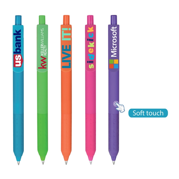 Alamo Color Gel Soft Pen. Soft-touch, fashion forward barrel colors.... from ASI 82498 RiteLine LLC