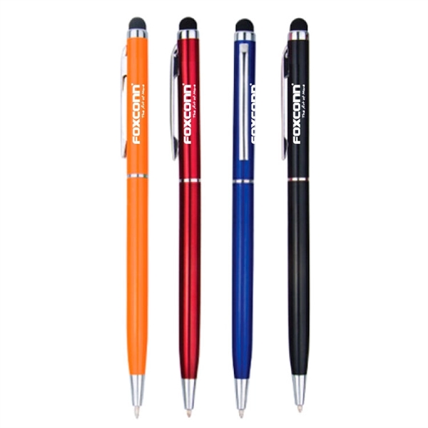 Twist action pen with stylus. Compatible with all capacitive touch screens.... from ASI 30112 ACE Products / Ace Line