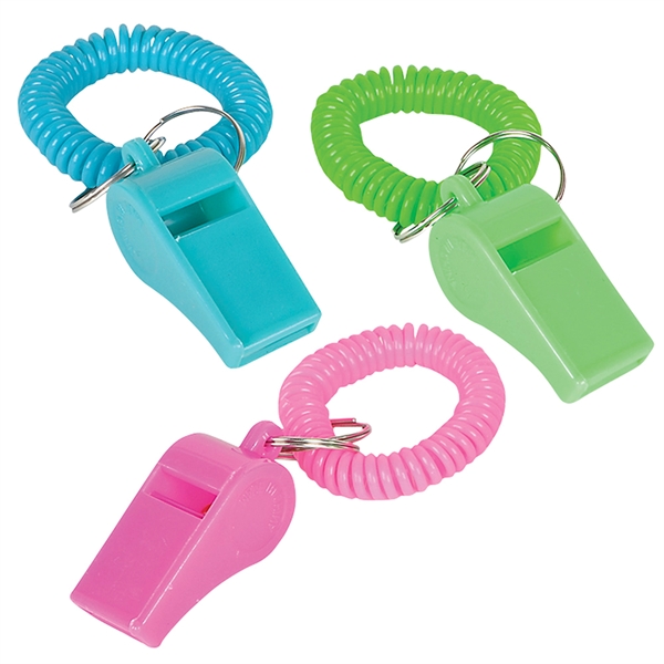 Bracelet Whistle Keychain.... from ASI 85620 H M Schmidt Co Inc / Traveling Billboard
