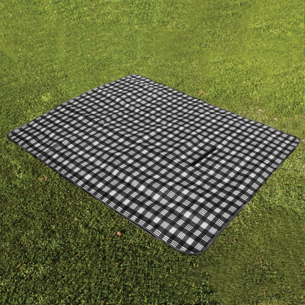 Plush all-purpose picnic blanket. 100% polyester. Water-resistant.... from ASI 30112 ACE Products / Ace Line