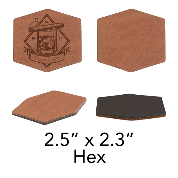 Branded 100% genuine leather patch stickers.  3M permanent adhesive covers... from ASI 75126 Oowee Products