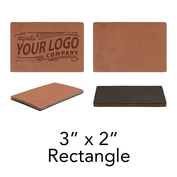 Branded 100% genuine leather patch stickers.  3M permanent adhesive covers... from ASI 75126 Oowee Products