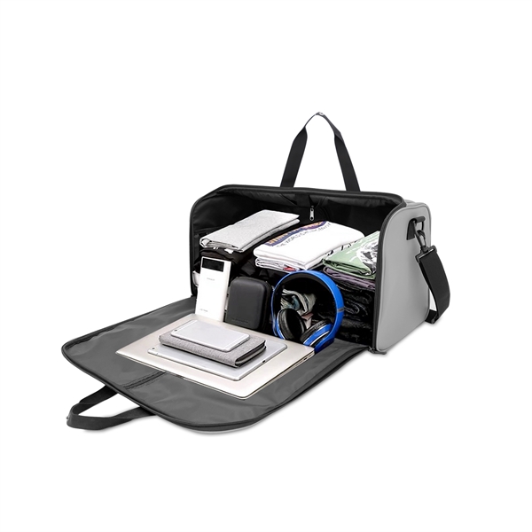 10" x 19.25" x 10.75" multi-functional duffel bag that unzips for... from ASI 57653 Gold Bond