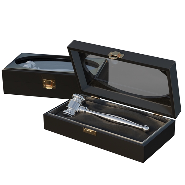 The Executive Gavel includes choice of Brass, Copper, 14K Gold Plated... from ASI 56020 The Gavel Company / The Gavel Company