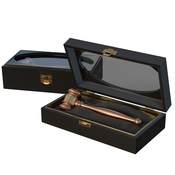 The Executive Gavel includes choice of Brass, Copper, 14K Gold Plated... from ASI 56020 The Gavel Company / The Gavel Company