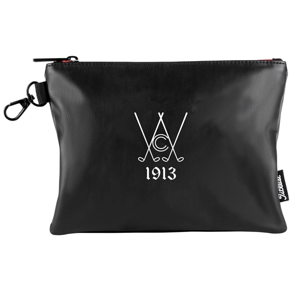 7" x 9" x 0.5" zippered pouch with imprint options.... from ASI 57653 Gold Bond