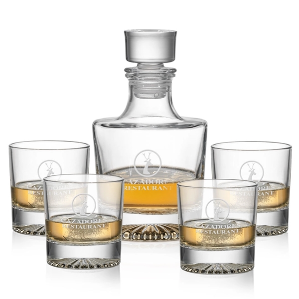 The Romford Crystalline 24oz Decanter features an extra thick sham base... from ASI 84592 St Regis Group