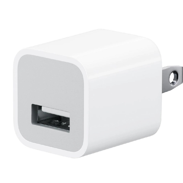 USB wall plug charger with 2 color imprint on 1 side... from ASI 37218 Athena Promo (tm)