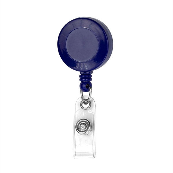 1 1/4" x 1 1/4" plastic round badge with rotating metal... from ASI 62660 Innovation Line