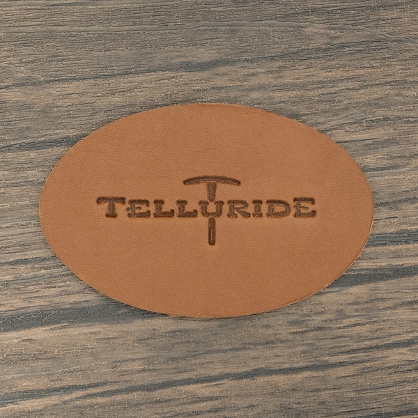 Branded 100% genuine leather patch stickers.  3M permanent adhesive covers... from ASI 75126 Oowee Products