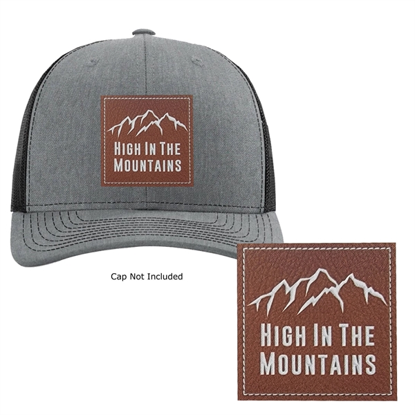 USA Made full color sublimated printed patches with simulated leather look.... from ASI 90160 Suntex Industries