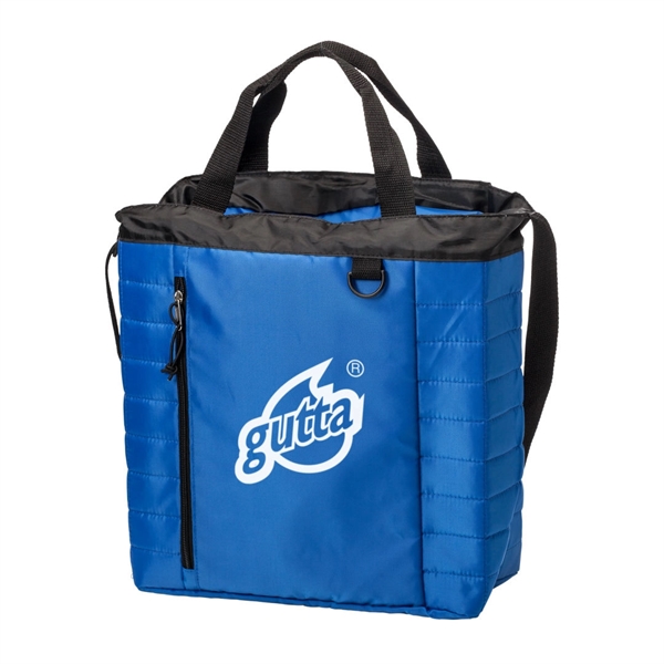 Poly fabric cooler bag with PEVA lining. Convenient transport handles to... from ASI 84592 St Regis Group