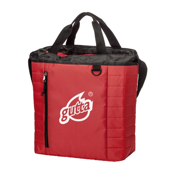 Poly fabric cooler bag with PEVA lining. Convenient transport handles to... from ASI 84592 St Regis Group
