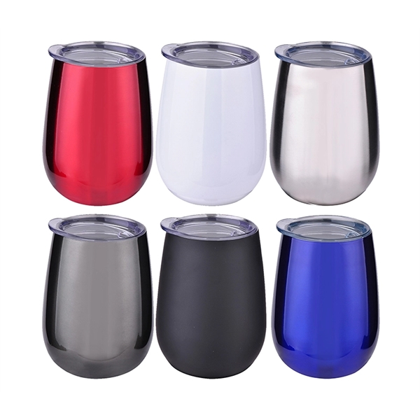Double Wall Stemless Stainless Steel Tumbler 10 oz. with imprint option... from ASI 37218 Athena Promo (tm)