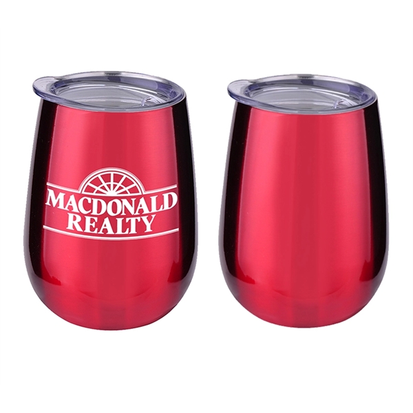 Double Wall Stemless Stainless Steel Tumbler 10 oz. with imprint option... from ASI 37218 Athena Promo (tm)