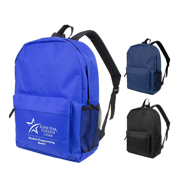 600 Denier Backpack featuring a large open front pocket, Double zipper... from ASI 41511 Brainchild USA Inc / BrainChild Gift Club
