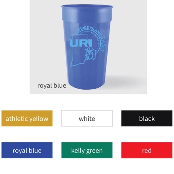 22 Oz. Plastic made Fluted Stadium Cup... from ASI 74245 Nordic Co Inc