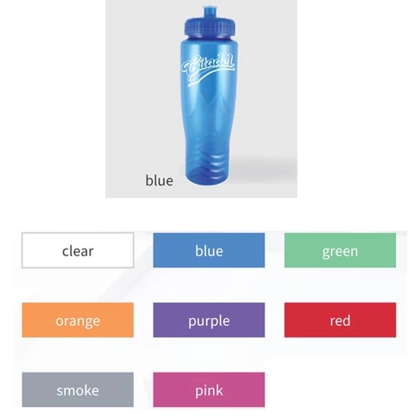 28 Oz. Plastic made Journey Poly-Clean Sports Bottle.... from ASI 74245 Nordic Co Inc