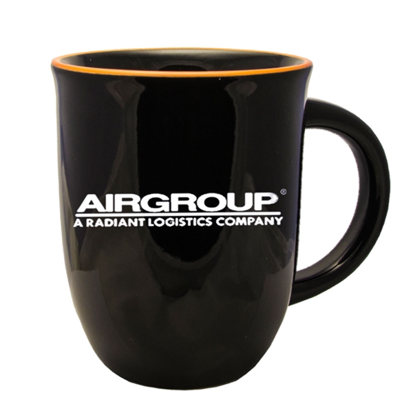 14 Oz Salem Mug (Black In/Colored Trim)... from ASI 92133 777 Promotional Products Inc
