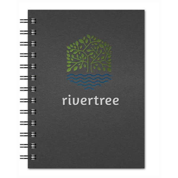 5" x 7" Deluxe EcoBook NotePad made from post-consumer components, 100%... from ASI 91340 Journalbooks/Timeplanner Calendars