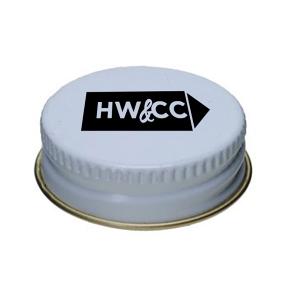 White metal growler cap.... from ASI 92133 777 Promotional Products Inc