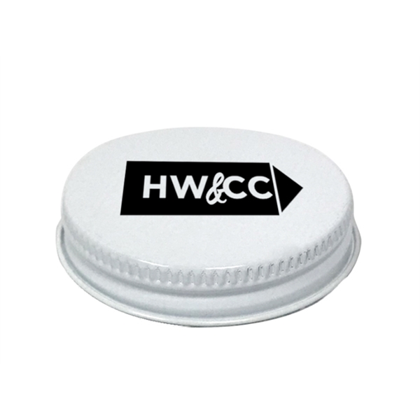 White metal growler cap.... from ASI 92133 777 Promotional Products Inc