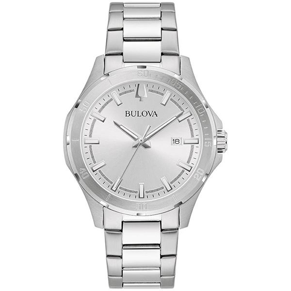 Bulova® Men's Sport Classic Stainless Steel Watch