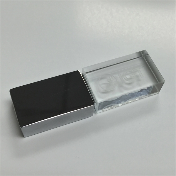 Logo Glow Crystal USB Drive... from ASI 90859 Tempo Industries Inc / Tempoline