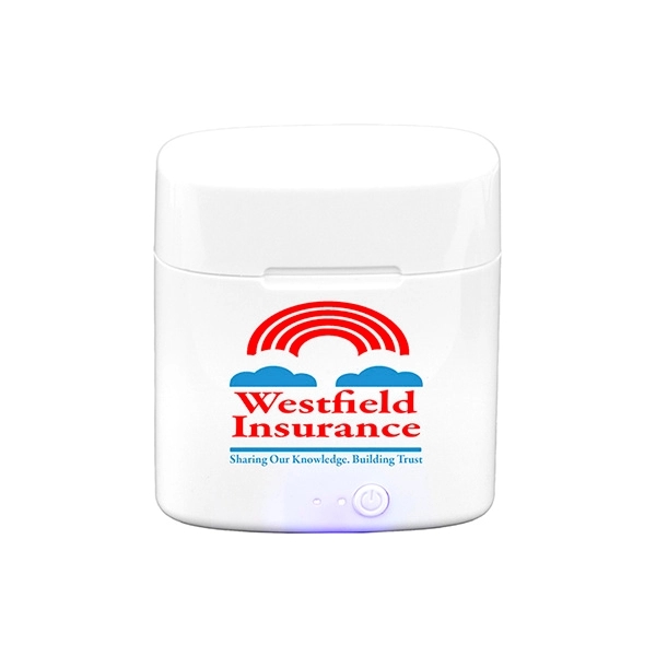 Wireless earbuds in charging case.... from ASI 62660 Innovation Line